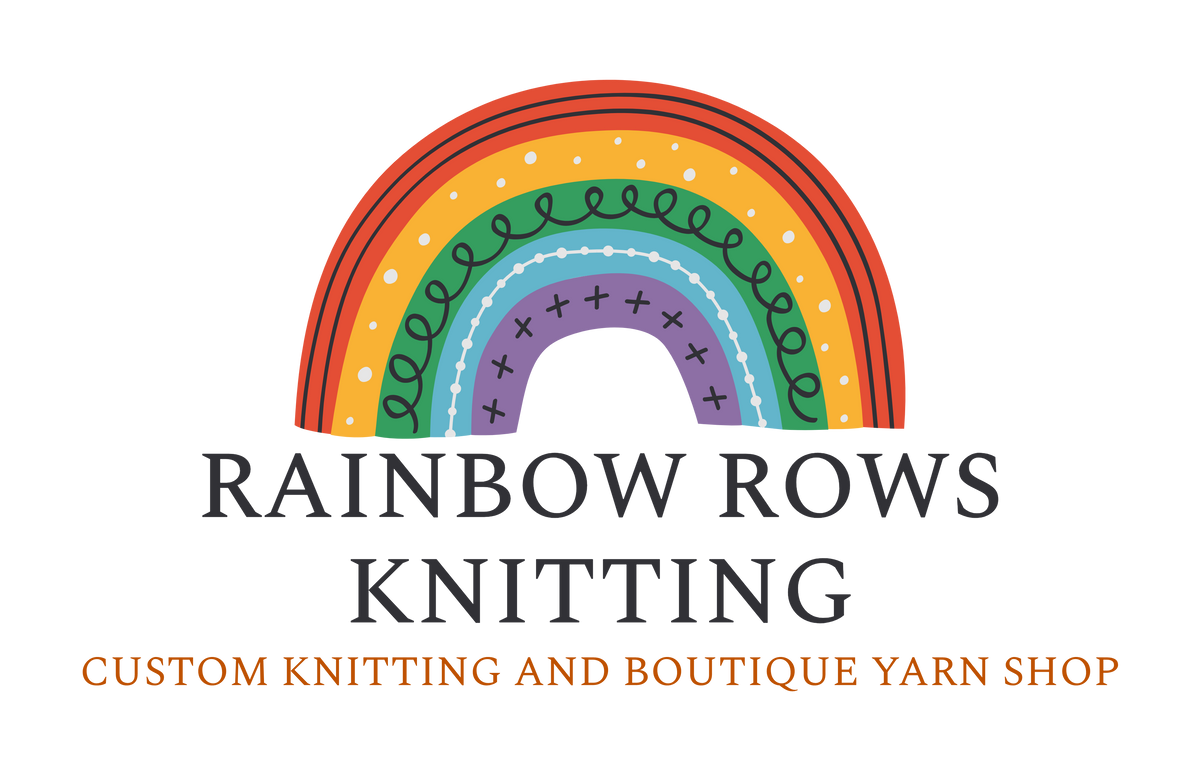 Rainbow Faux Fur Pom Pom – Meggles Knits