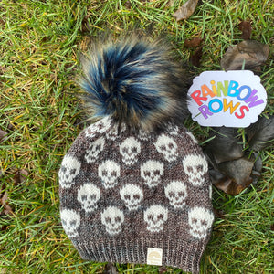 Custom Sugar Skullz Toque