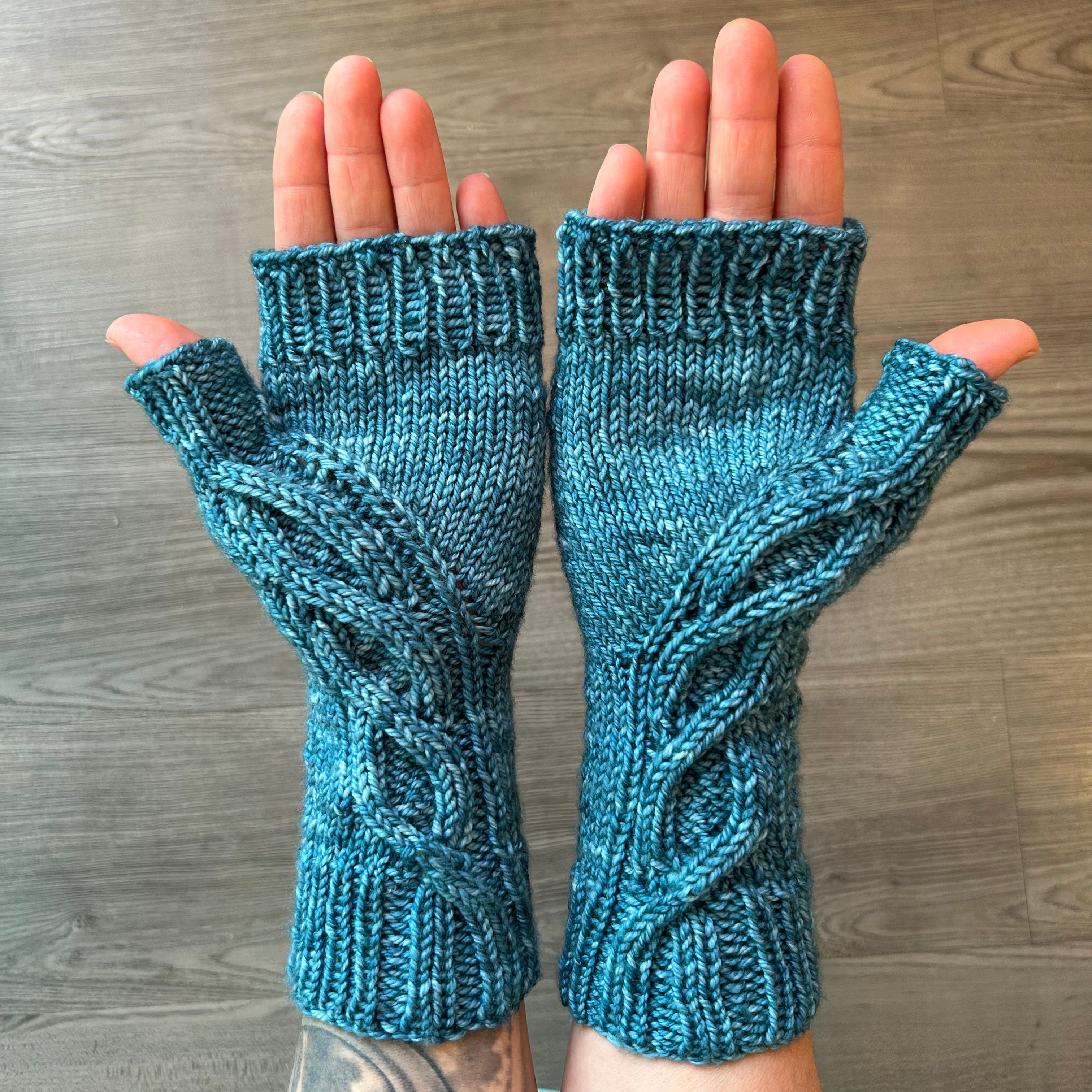 Deep Water Fingerless Gloves
