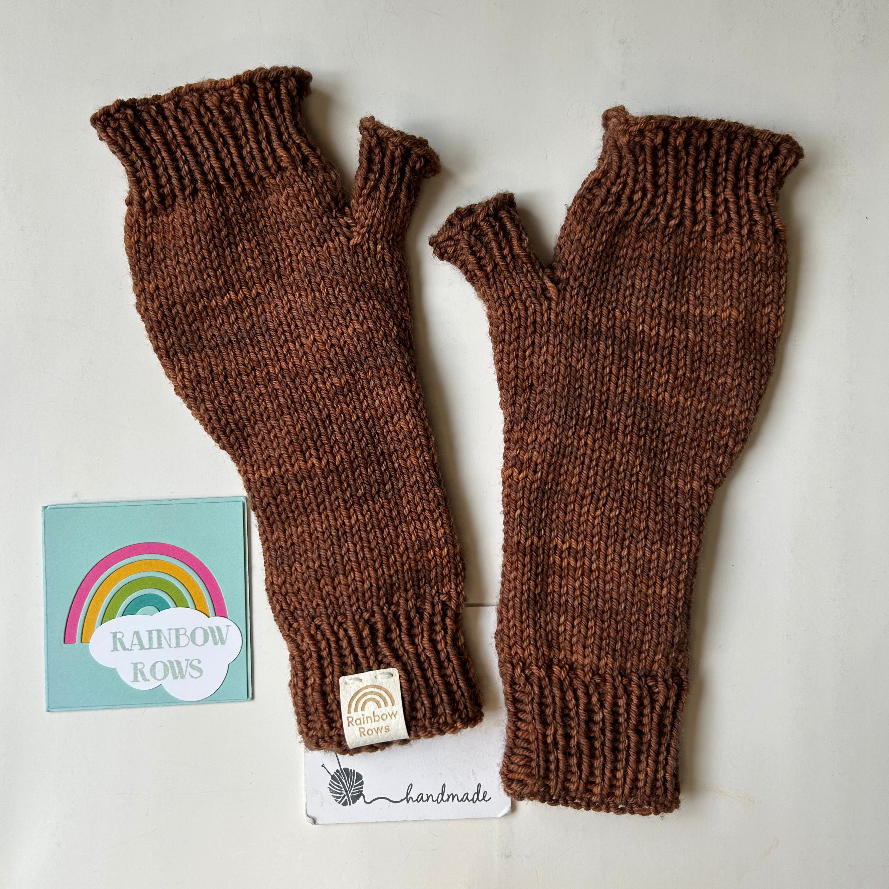 Cinnamon Fingerless Gloves