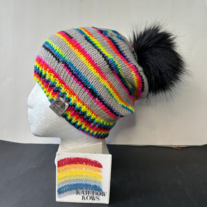 Neon Stripes Toque - Medium