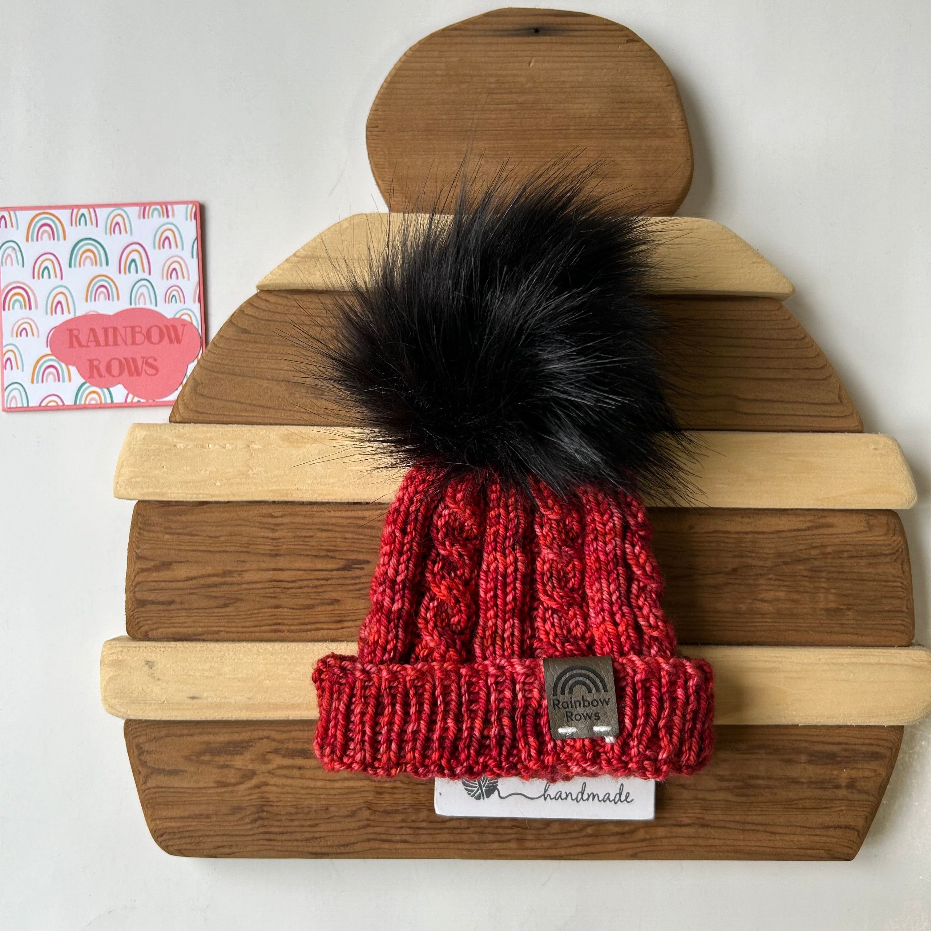 Lipstick Red Newborn Toque