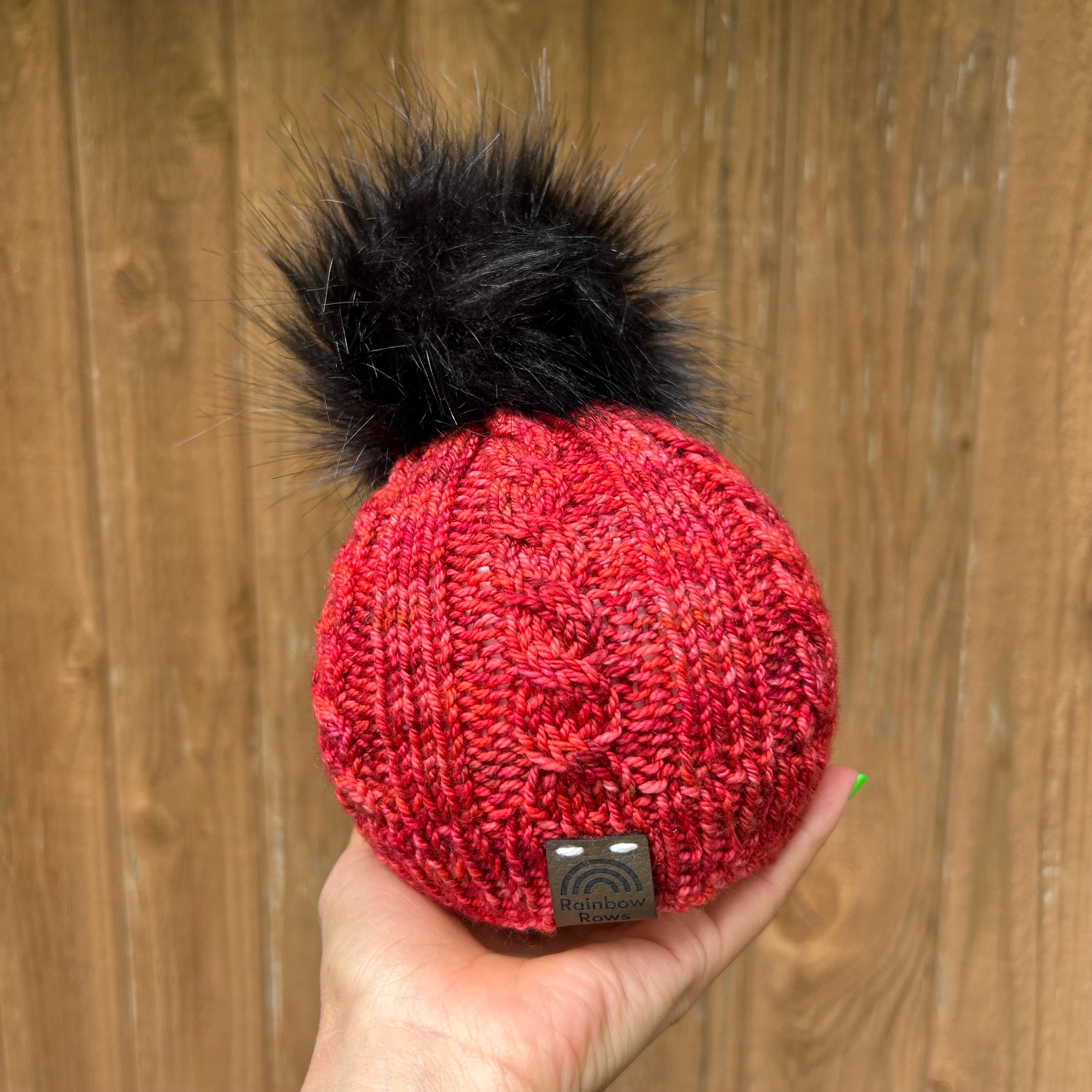 Lipstick Red Newborn Toque