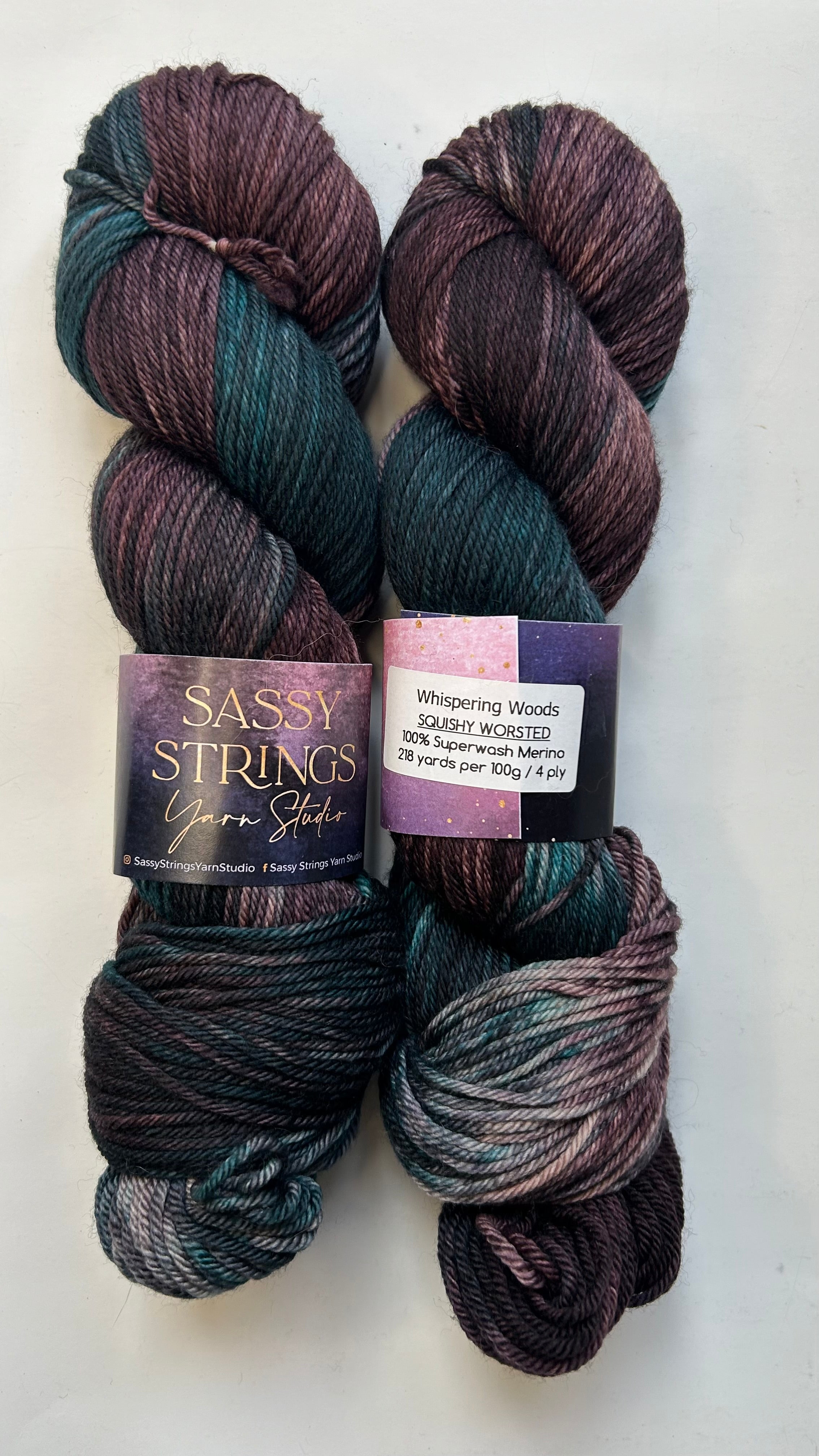 Whispering Woods - Worsted - Sassy Strings Yarn Studio