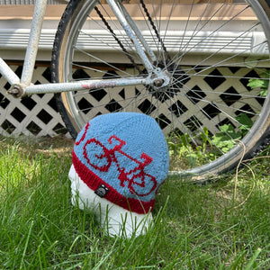 A Wee Ride - Red Bike Beanie