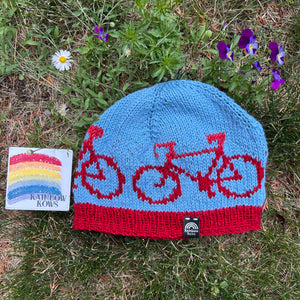 A Wee Ride - Red Bike Beanie