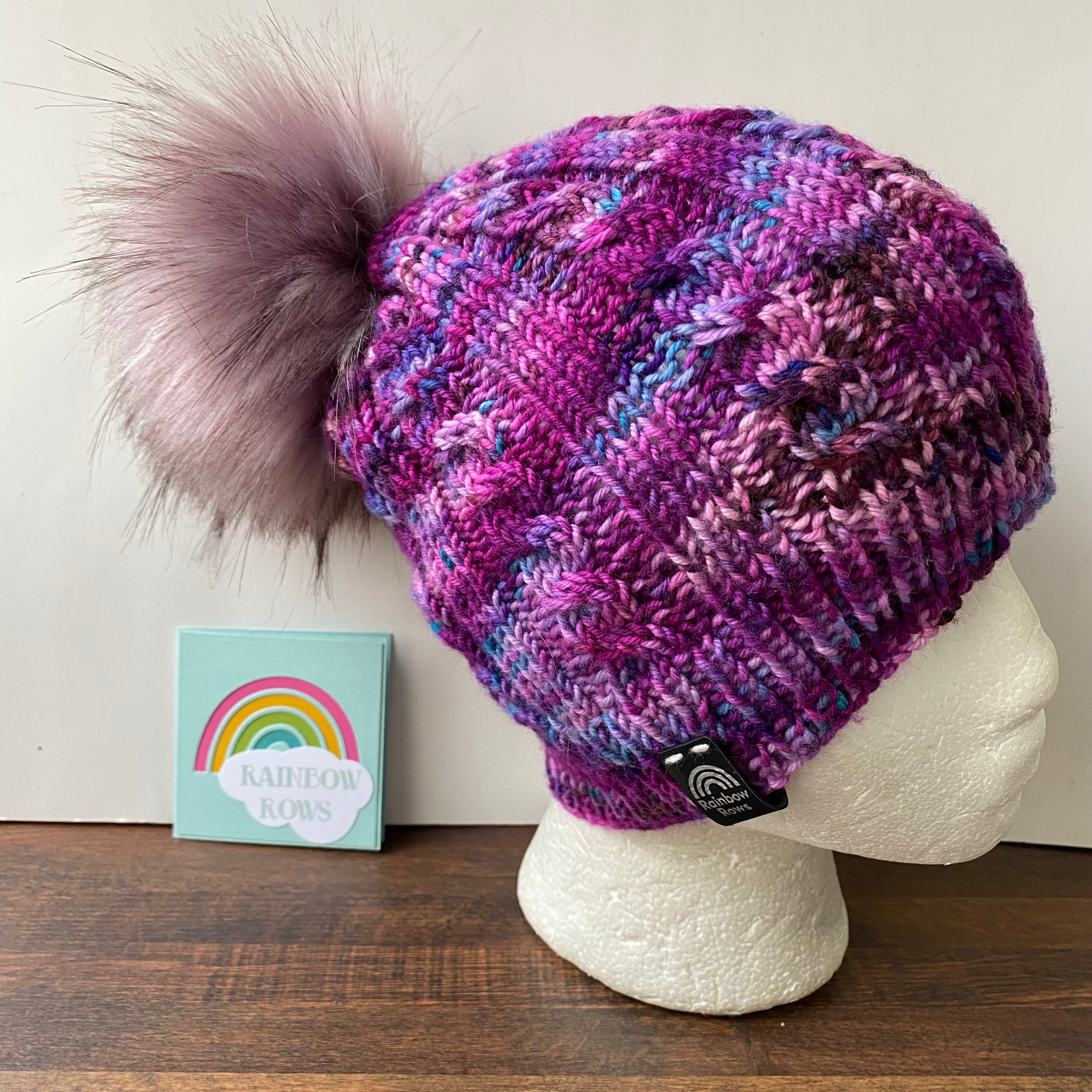 Delicate Cables Toque Pattern (4 sizes)_ Knitting Pattern – Rainbow ...