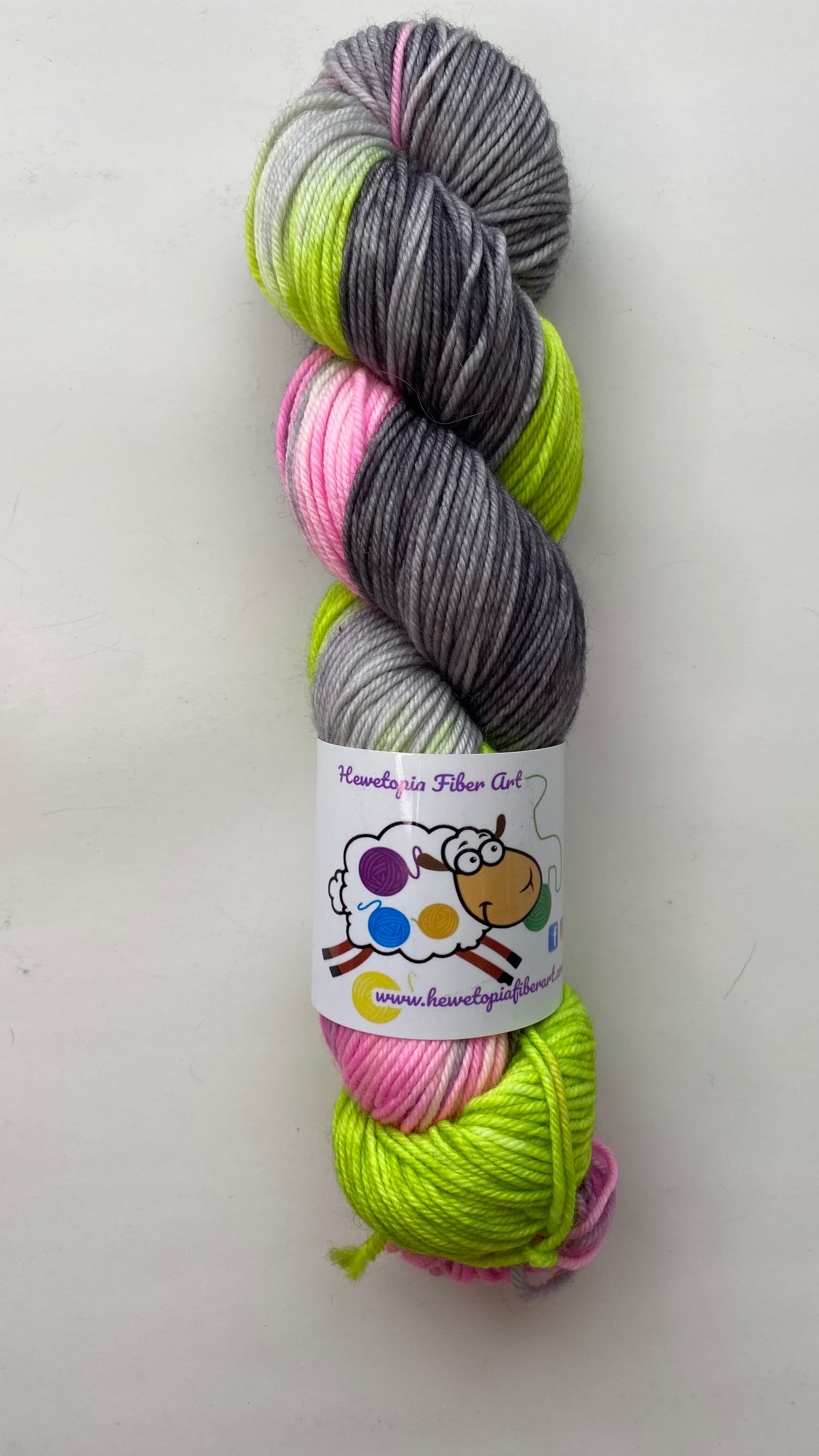 Sassy Grey - DK - Hewetopia Fiber Art