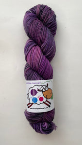 Smokey Purple - Worsted - Hewetopia Fiber Art