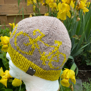 Birch Leaves Bike Beanie - Large