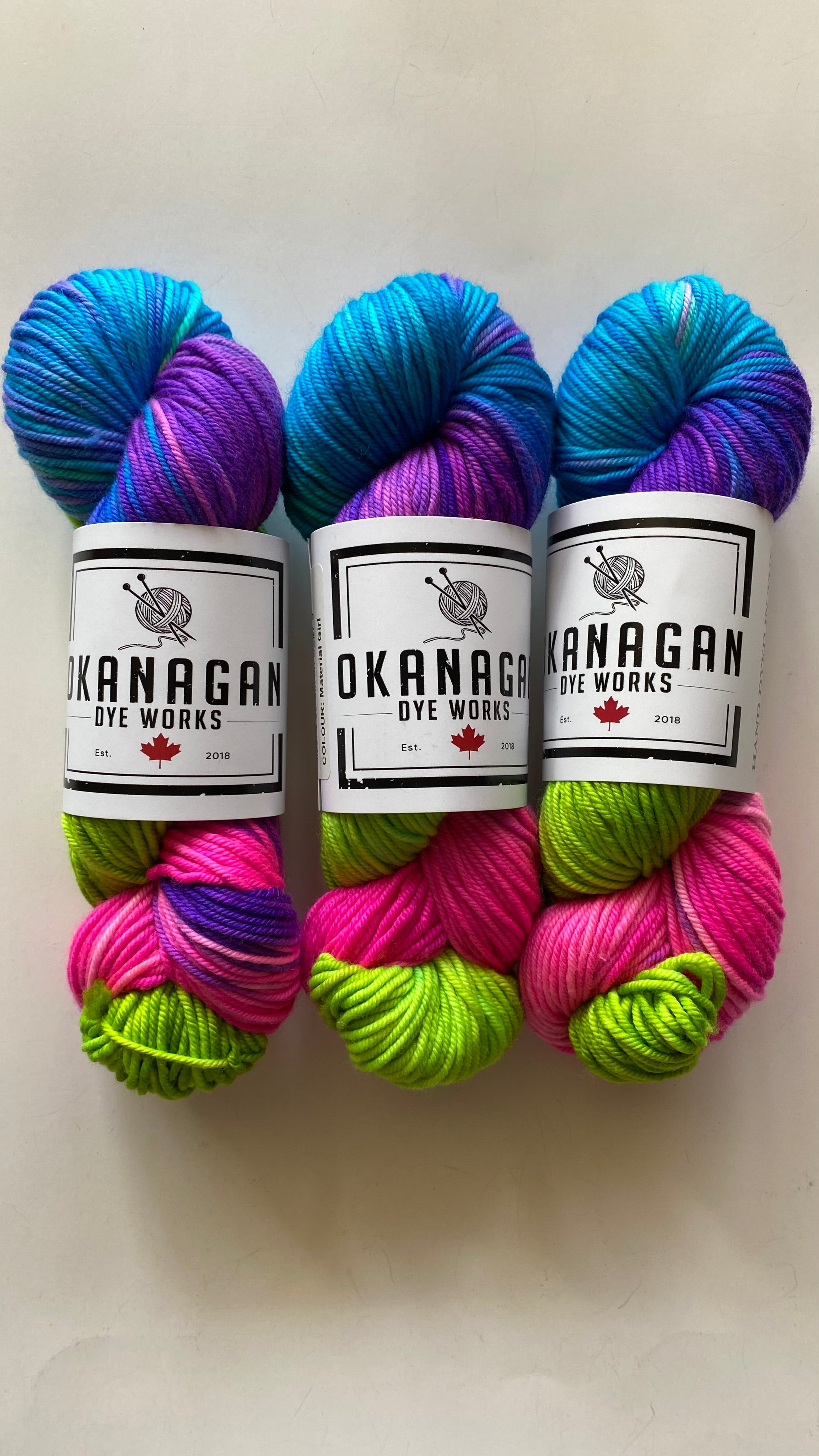 Material Girl - Worsted - Okanagan Dye Works
