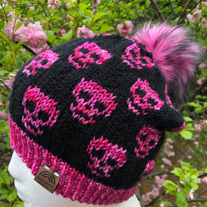 Sugar Skull_ Women's Toque_ Knitting Pattern