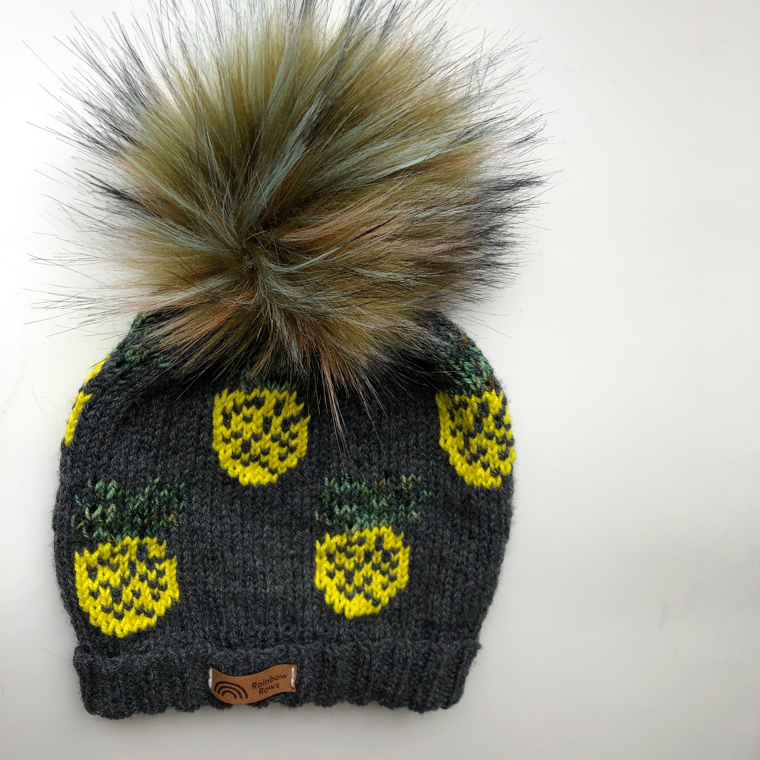 Tropical Pineapple Toque_ Knitting Pattern