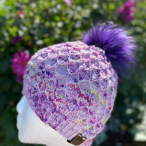 Storyteller Hat - Honeycomb detail Women's Toque