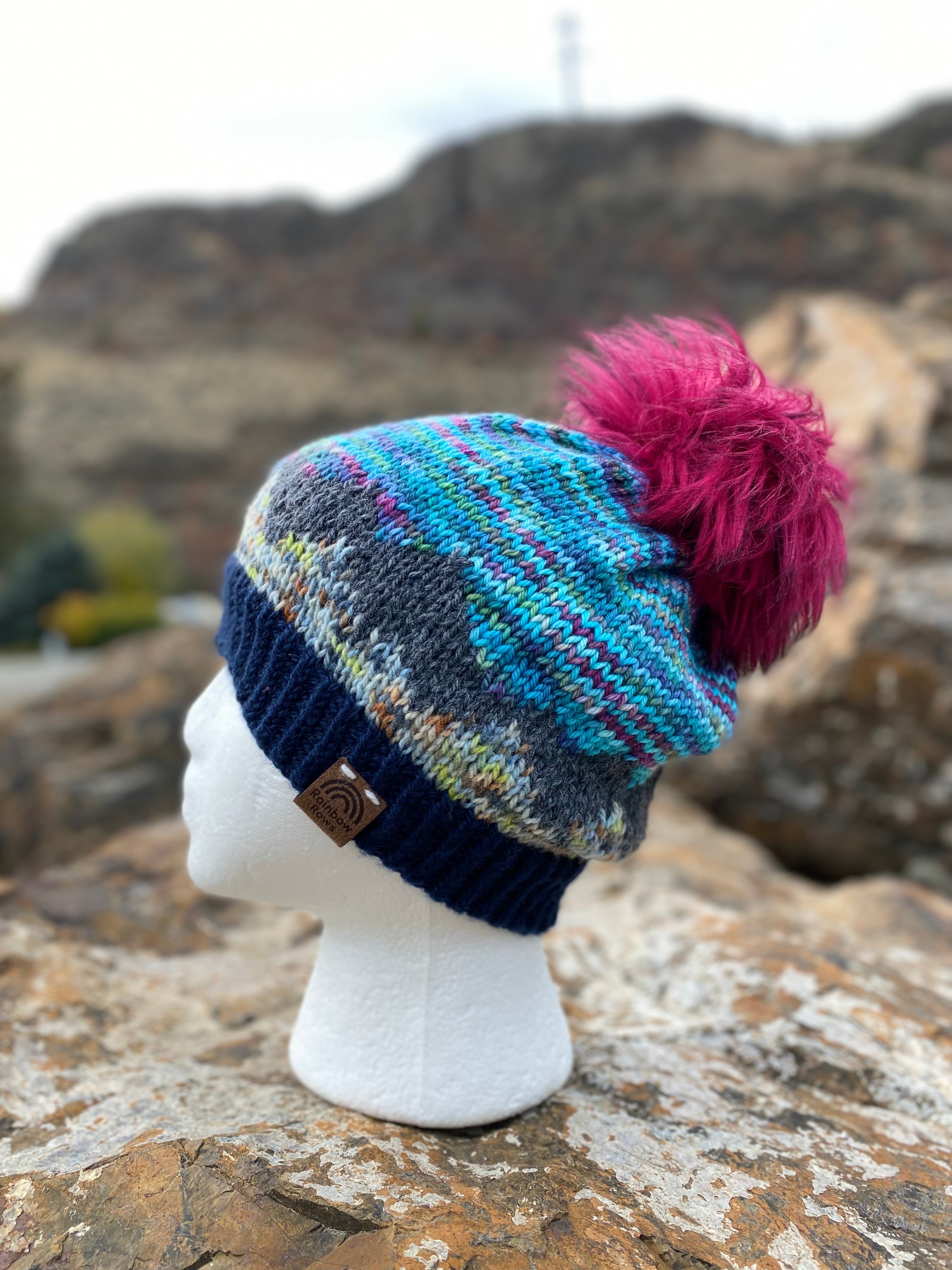 Toque Patterns Ridgeline - Mountain Toque _ Knitting Pattern – Rainbow Rows Knitting