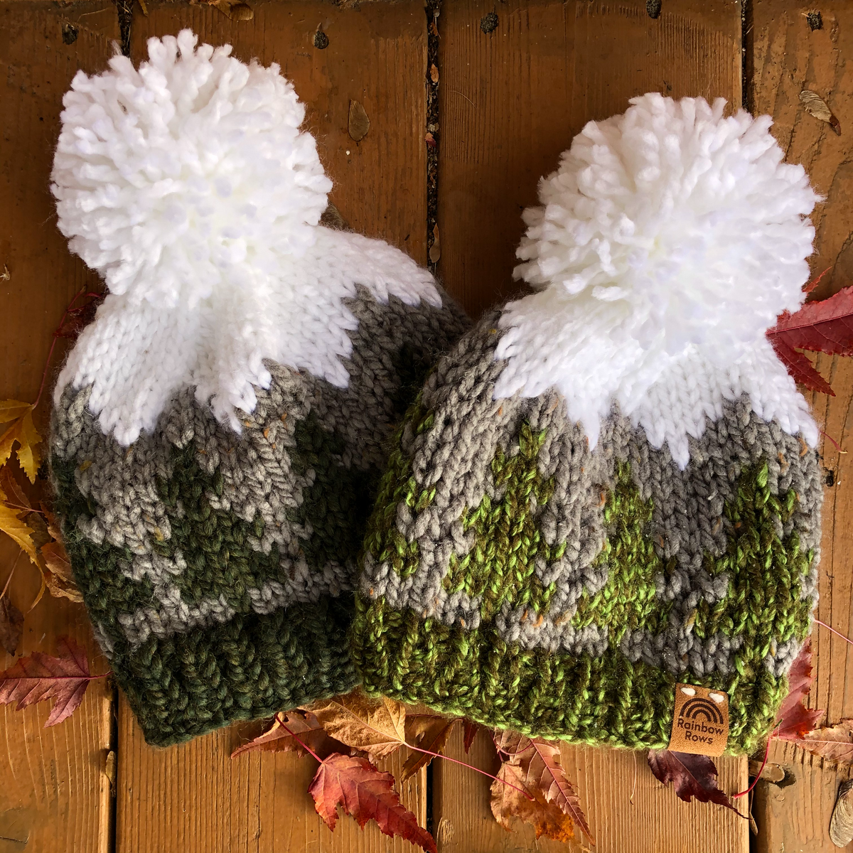 Bulky Tree Toque - Baby – Rainbow Rows Knitting
