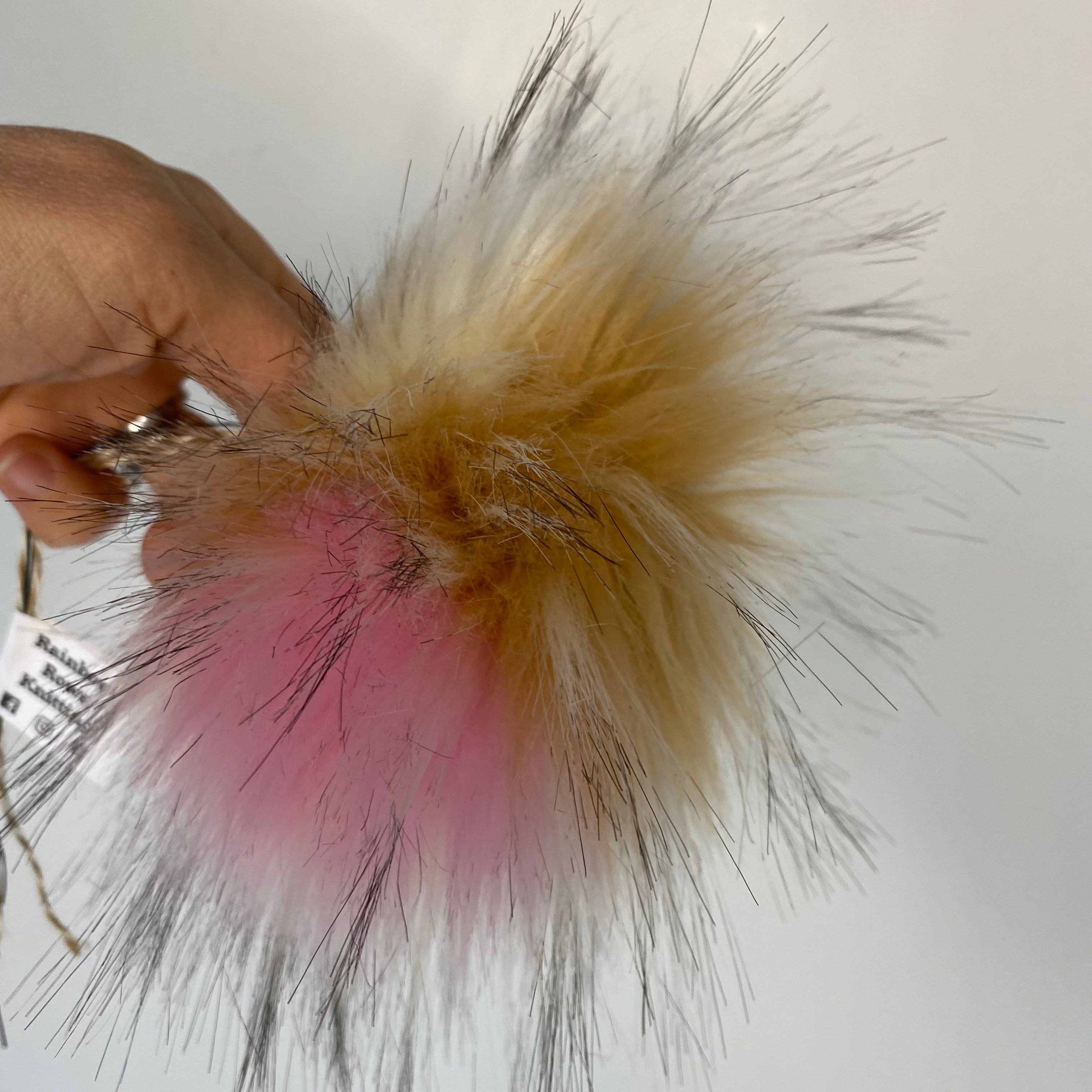 Neapolitan Faux Fur Pom Pom