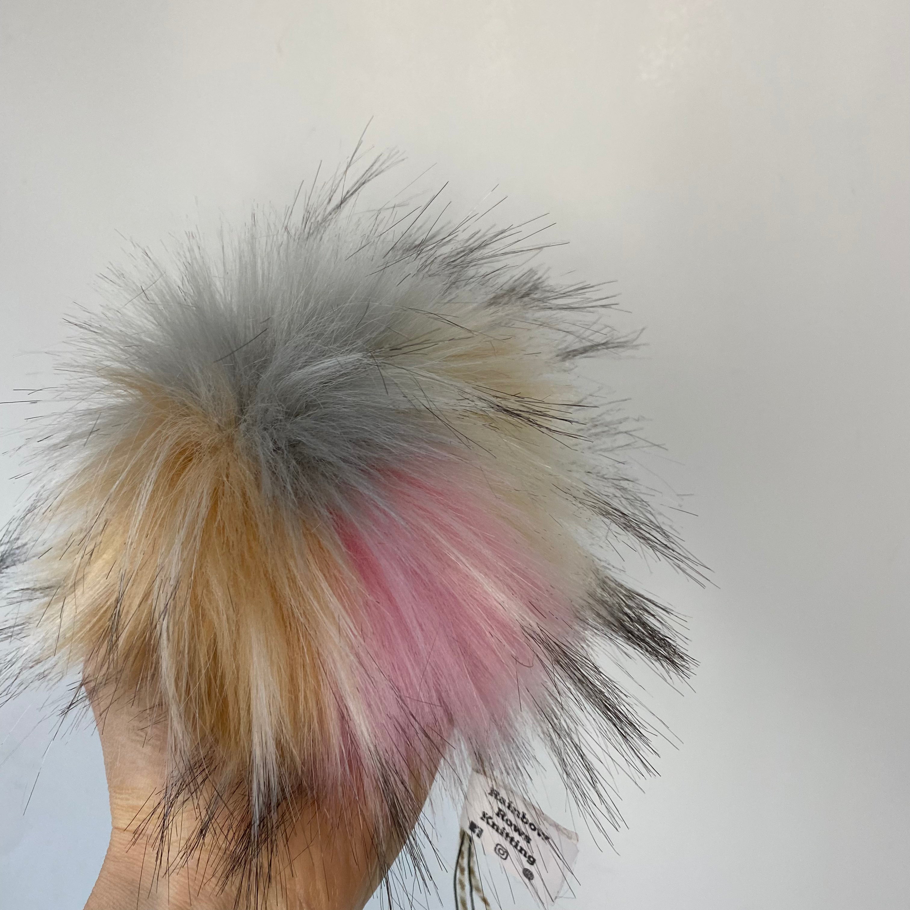 Neapolitan Faux Fur Pom Pom