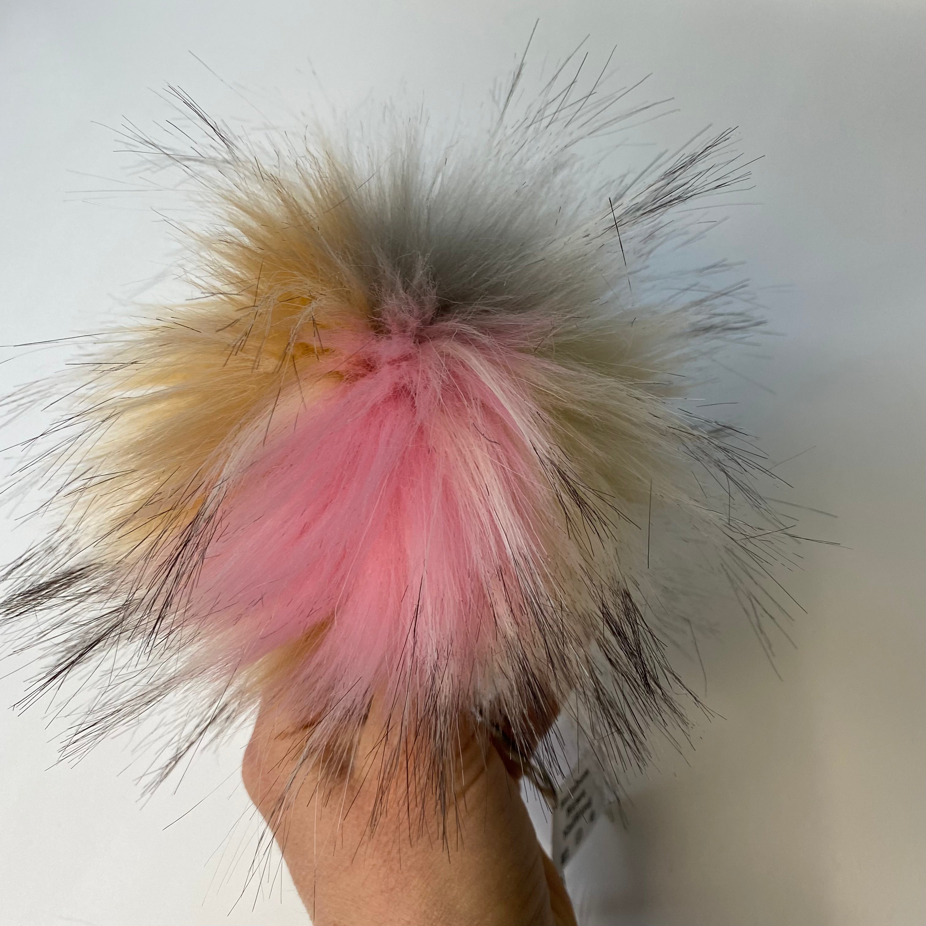 Neapolitan Faux Fur Pom Pom