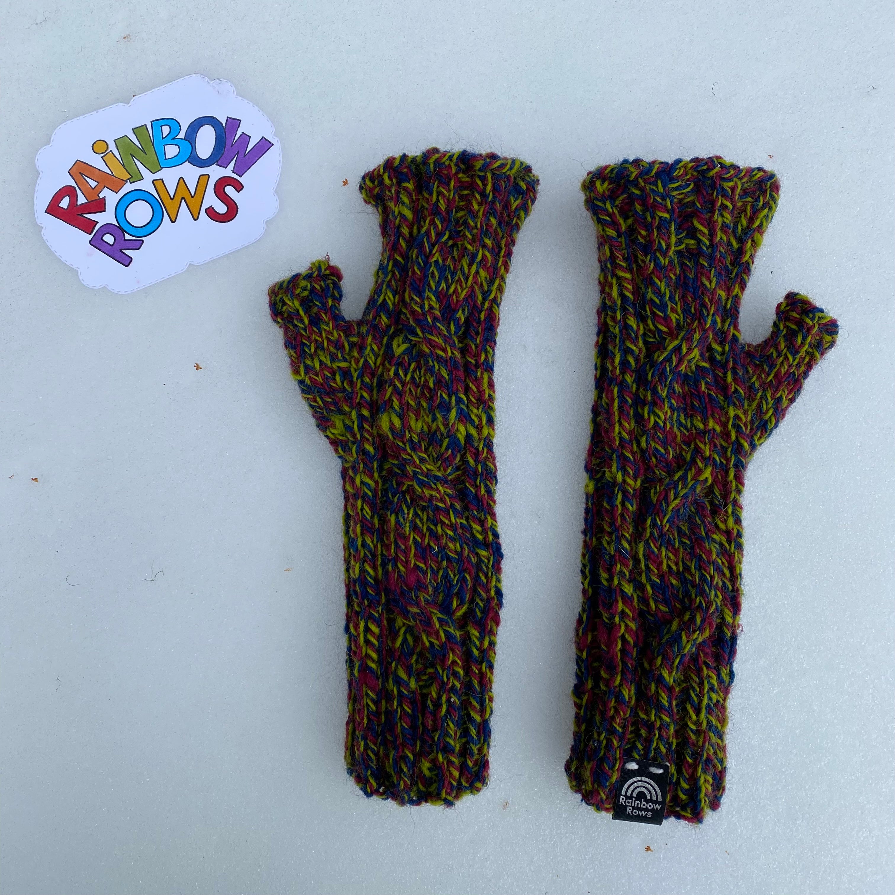 Kamloops Forest Cabled Fingerless Gloves