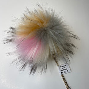 Neapolitan Faux Fur Pom Pom